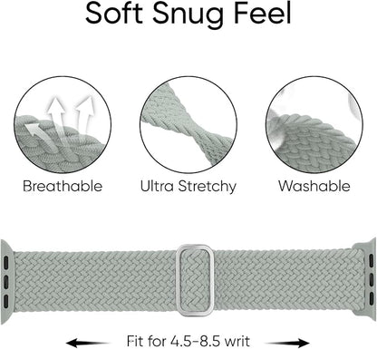 6 Pack Braided Stretchy Bands Compatible - Image 4