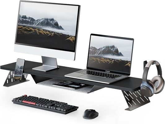 Fenge Dual Monitor Stand, 42.5 Inch Monitor Riser by Fenge