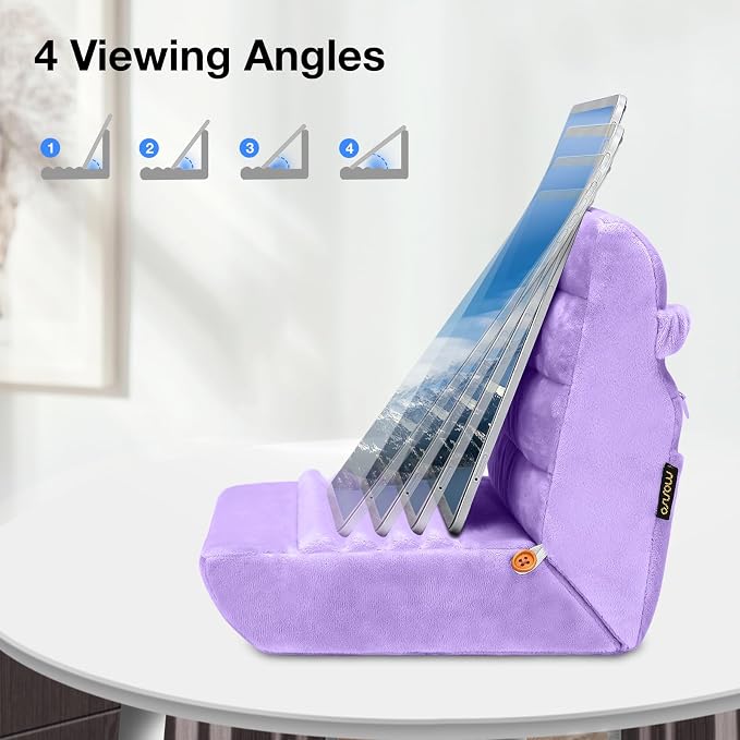 MOSISO Tablet Pillow Stand, Soft Tablet Holder - Image 4