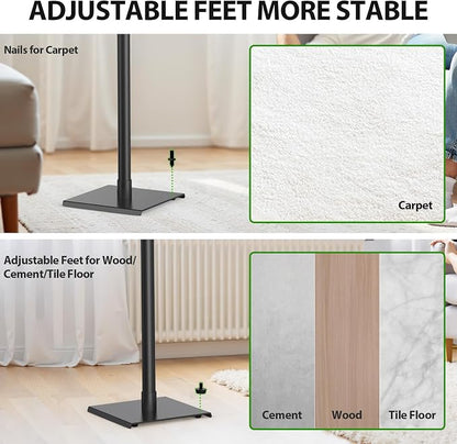 USX MOUNT Universal Speaker Stands, Height Adjustable Extend 30.0" to 39.1" - Image 7