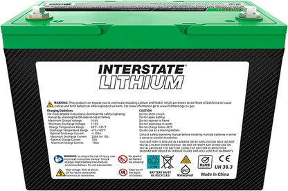 Interstate Batteries 12V 100Ah Group Size 27M Lithium Marine/RV Deep Cycle - Image 8