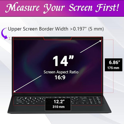 PYS Magnetic Laptop Privacy Screen 14 Inch - Image 4