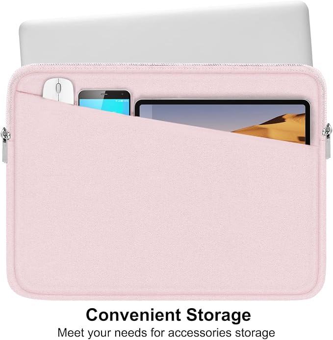 Laptop Sleeve, 15.6 inch Laptop Case, Durable Computer Carrying Bag Protective - Image 2