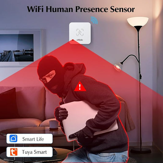 eMylo WiFi Human Presence Sensor 3 Pack, WiFi Millimeter Wave Radar Detection - Image 2