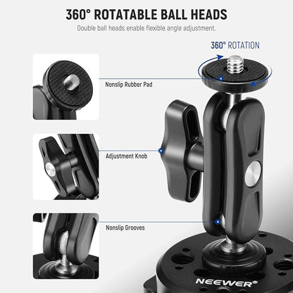 NEEWER 6" Suction Cup Camera Mount Compatible - Image 7
