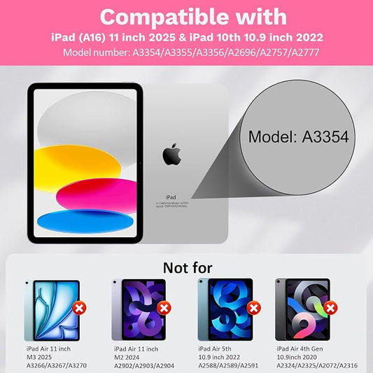 MoKo Touch Keyboard Case for iPad 11th Generation 11 inch 2025, iPad 10th - Image 2