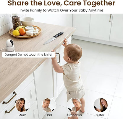 GALAYOU 2K Indoor Cameras for Home Security-Baby/Pet/Dog/Cat Monitor - Image 5