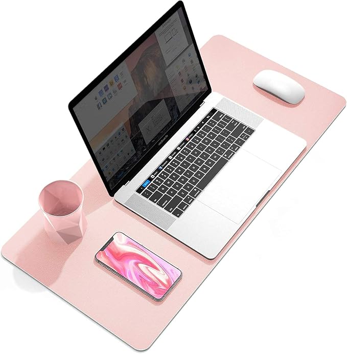 YSAGi Desk Pad, Desk Mat, 23.6" x 13.7" Ultra Thin Waterproof PU Leather Desk by YSAGi