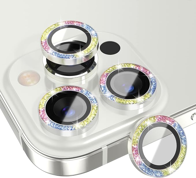 Choiche [3+1 for iPhone 13 Pro/iPhone 13 Pro Max Camera Lens Protector Bling by Choiche