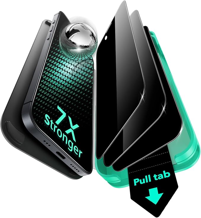 ESR 3 Pack 9H+ Glass for iPhone 13 Pro Max/iPhone 14 Plus Privacy Screen by ESR