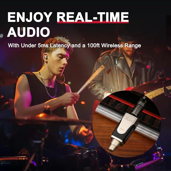 Xvive U45R4 Wireless in-Ear Monitor System Set - Image 6