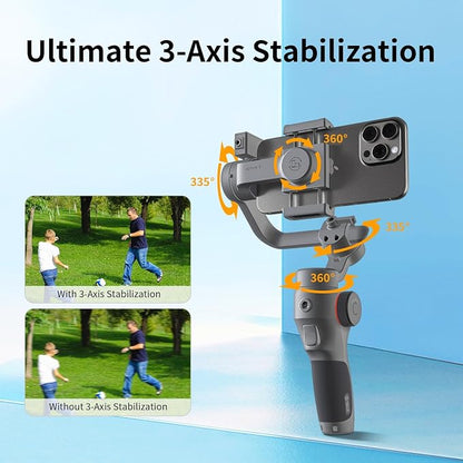 TOALLIN Gimbal Stabilizer for Smartphone, 3-Axis Phone Gimbal - Image 4