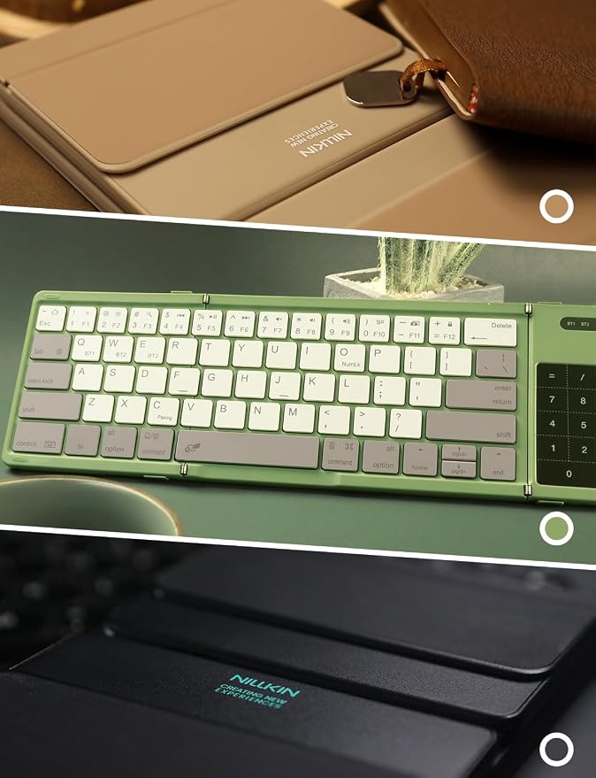 Nillkin Foldable Keyboard with Touchpad, Full Size Keys, Large Trackpad Small - Image 9