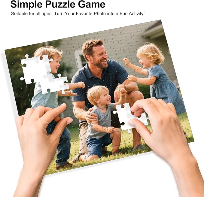 Custom Puzzle from Photos, Personalized Photo Puzzle 35/70/120/500/1000 Pieces - Image 4