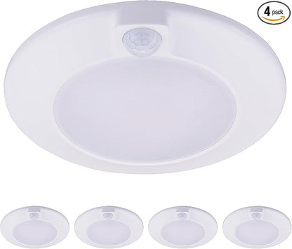 CLOUDY BAY Motion Sensor Ceiling Light Indoor, 120V CRI90 10W 5000K Bright Day by CLOUDYBAY