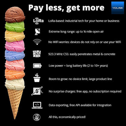 YoLink Smart Thermostat, Now Heat Pump Compatible, Android & iOS App, YoLink - Image 5