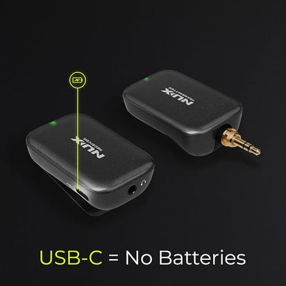 NUX B-7PSM 5.8 GHz Wireless in-Ear Monitor System, Stereo IEM, Charging Case - Image 4