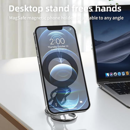 RESPECTED-BRO-Magnetic-Phone-Grip-Stand-with-Finger-Strap, 4-in-1 Magnetic Ring - Image 7