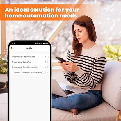 New Generation! Briidea Smart WiFi Temperature Control Outlet Compatible - Image 7