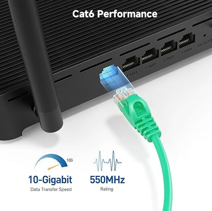 Cable Matters 10Gbps Snagless Cat 6 Ethernet Cable - 14ft - Image 3