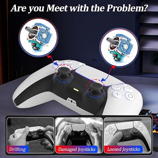 for PS5 Joysticks Replacement for Sony PlayStation 5 PS5 Controller Joystick - Image 2