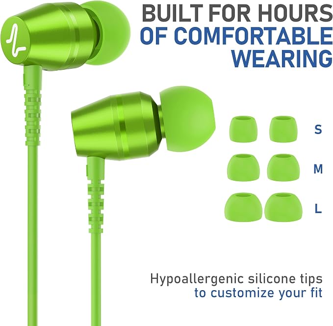 LUDOS OMNITONE Wired Earbuds in-Ear Headphones, 5 Years Warranty, Earphones - Image 6