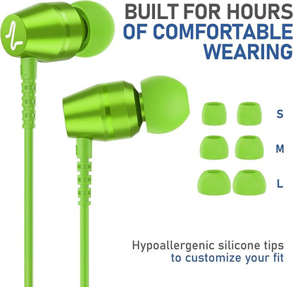 LUDOS OMNITONE Wired Earbuds in-Ear Headphones, 5 Years Warranty, Earphones - Image 6
