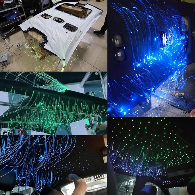 AKEPO PMMA END Glow Fiber Optic 100pcs 9.8ft/3m Ф0.03in Fiber Strands - Image 6