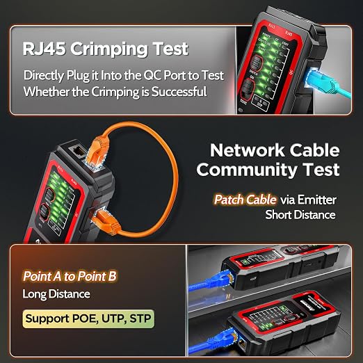 AMPCOM Wire Tracker & Network Cable Tester - Image 5