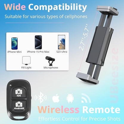 UBeesize 88’’ Flexible Phone Tripod - Image 4