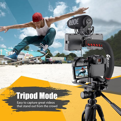 Zeadio Video Action Stabilizing Handle Grip Handheld Stabilizer - Image 3