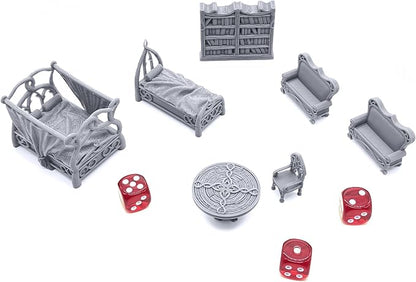 EnderToys Elegant Furniture by Printable Scenery, 3D Printed Tabletop RPG - Image 2
