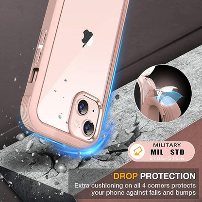 Miracase Compatible with iPhone 13 case 6.1 inch, with Built-in 9H Tempered - Image 5