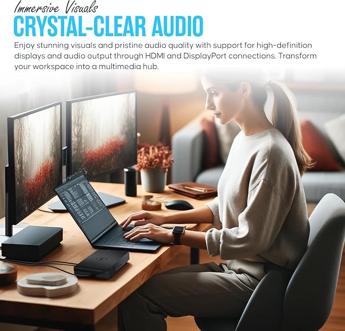 WD19S Dell Docking Station USB-C Dual Monitor - Image 6