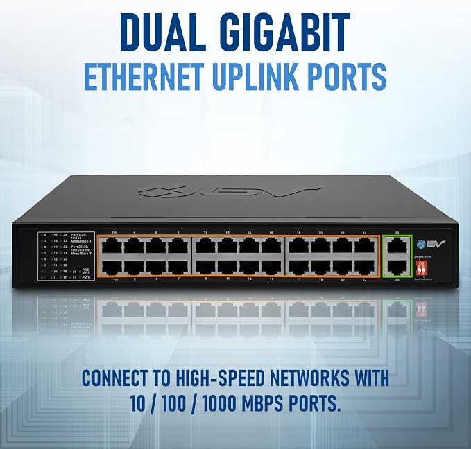 BV-Tech 24 Port PoE+ Switch - Image 7