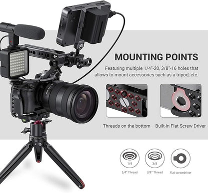 SMALLRIG Cage for Sony Alpha A6600/ILCE 6600 Mirrorless Camera - Image 6