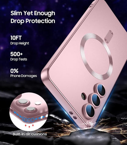 Magnetic for Samsung Galaxy S24 Plus Case Slim Soft Silicone Bumper Shockproof - Image 5