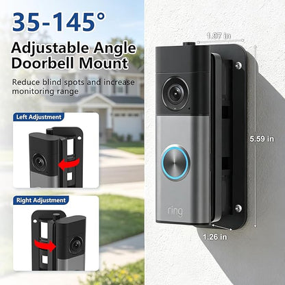 35-145° Adjustable Angle Doorbell Mount - Image 3