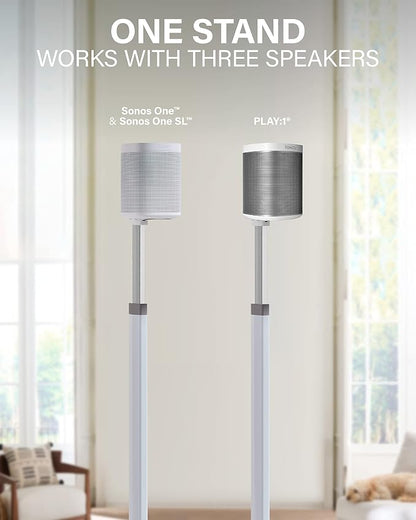 SANUS Adjustable Height Wireless Speaker Stands Designed - Image 3