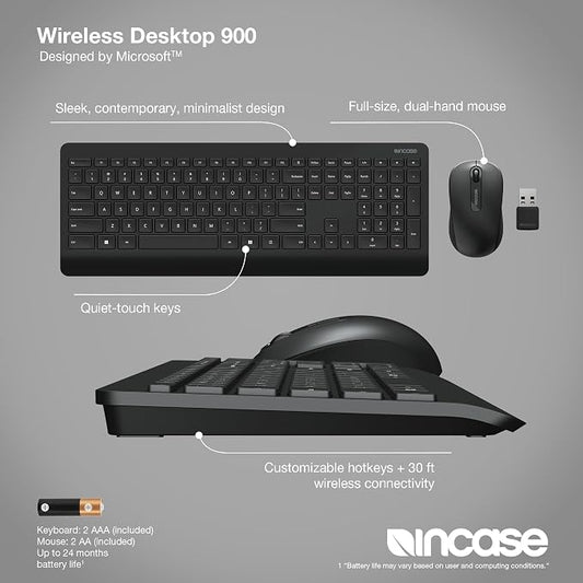 Incase Wireless Desktop 900 Keyboard and Mouse Combo - Image 2