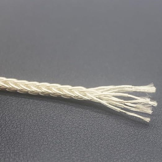 Youkamoo 3.5mm Right Angle 8 Core Silver Plated Copper Braided Replacement - Image 4