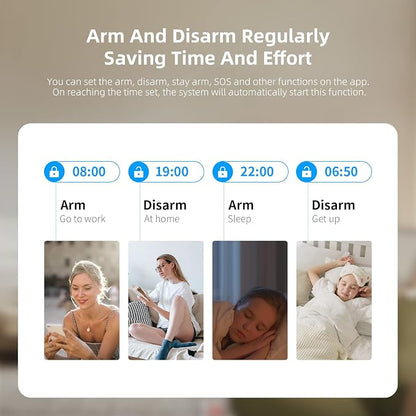 PGST Home Security Systems for House, Wireless Home Security Alarm System - Image 6