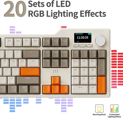 DAIDAI×AJAZZ AK35I V3 Full Size Hot Swap Mechanical Gaming Keyboard - Image 5