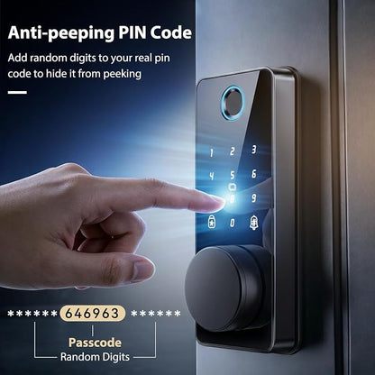 Fingerprint Door Lock, Biquole Keyless Entry Door Lock, Smart Lock | - Image 2