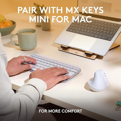 Logitech Lift for Mac Wireless Vertical Ergonomic Mouse, Quiet Clicks, Silent - Image 10