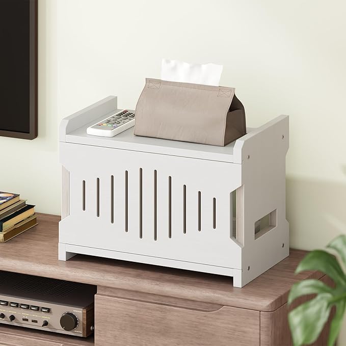 HOOBRO Wi-Fi Router Box Hider, WiFi Router Storage Box - Image 2