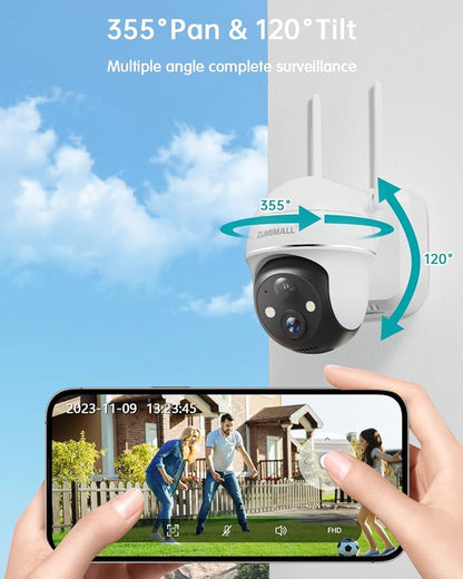 ZUMIMALL 2K Security Cameras Wireless Outdoor, Battery Powered Cameras - Image 2
