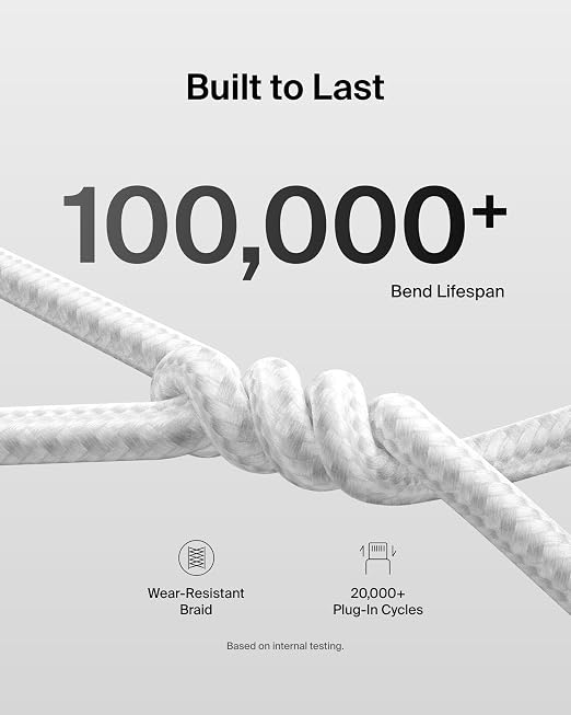 Belkin USB C to USB C Cable ​2-Pack, 240W - Image 3