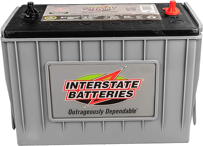 Interstate Batteries Heavy Duty Marine Deep Cycle Battery 12V 100Ah 925CCA Pure by InterstateBatteries
