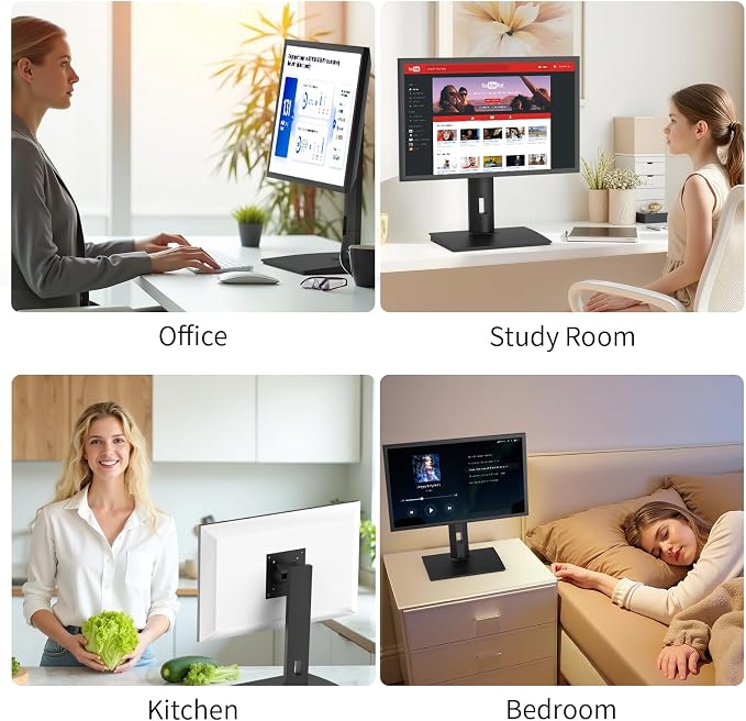 Vesa Monitor Stand with Spring-Adjustable Height, Rotation Vesa Stand, - Image 5